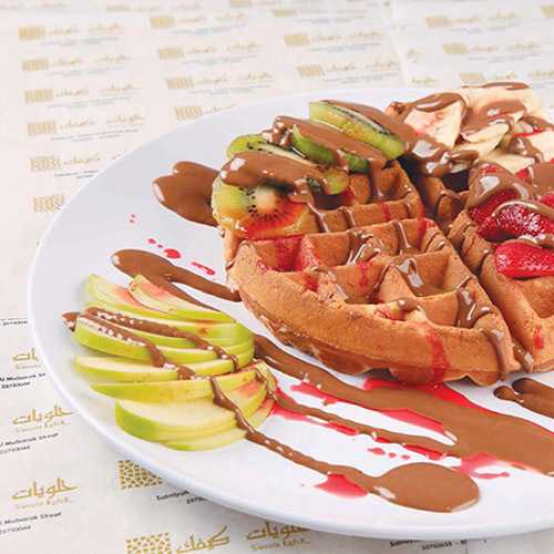 Mix Fruit Waffle
